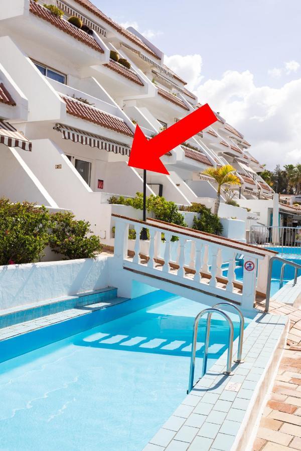 Apartamento Precioso alojamiento con piscina en urbanización Playa de las Américas Exterior foto
